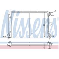 Radiator, motorkoeling NISSENS 65195