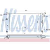 Kühler, Motorkühlung | NISSENS (632851)