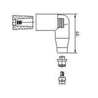 Stecker, Zündspule Bremi 13552A1