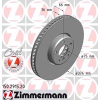 Zimmermann Bremsscheiben 150.2915.20 Scheibenbremsen,Bremsscheibe BMW,5 Touring F11,7 F01, F02, F03, F04,5 Gran Turismo F07,6 Coupe F13