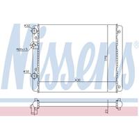 Radiateur NISSENS 652341