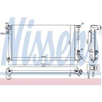 NISSENS Wasserkühler 61315 Kühler,Motorkühler PEUGEOT,CITROËN,306 Schrägheck 7A, 7C, N3, N5,PARTNER Combispace 5F,PARTNER Kasten 5