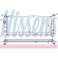 Kühler, Motorkühlung | NISSENS (63254A)
