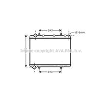 PRASCO Wasserkühler PE2259 Kühler,Motorkühler PEUGEOT,CITROËN,307 SW 3H,307 CC 3B,307 3A/C,308 SW,308 4A_, 4C_,307 Break 3E,308 CC,C4 Picasso I UD_