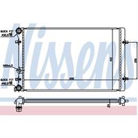 Radiateur NISSENS, u.a. für VW, Audi, Seat, Skoda