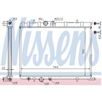 Kühler, Motorkühlung | NISSENS (63502)