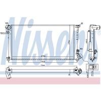 Kühler, Motorkühlung | NISSENS (61326A)