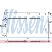 Kühler, Motorkühlung | NISSENS (67301)