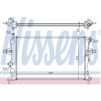 Kühler, Motorkühlung | NISSENS (630041)