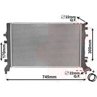 audi RADIATEUR BENZINE 1.4 TFSi 58002295