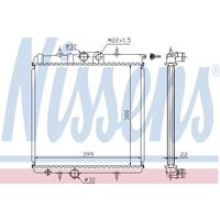 Kühler, Motorkühlung | NISSENS (63708A)