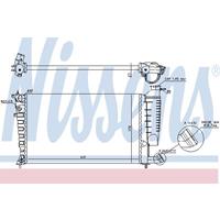 Kühler, Motorkühlung | NISSENS (61313)