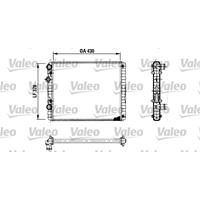 Radiateur Valeo, u.a. für VW, Seat