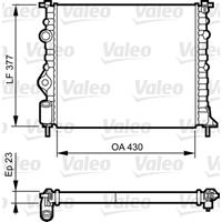 Valeo Radiator RENAULT,NISSAN,DACIA 731378 7700838134,8200125767,2140000QAZ  8200125767,7700836301,7700838134,7701352603,7701352896,8200125767