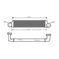 bmw Intercooler, inlaatluchtkoeler