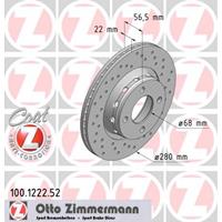 Remschijf SPORT REMSCHIJF COAT Z Zimmermann, Remschijftype: Buiten geventileerd, u.a. für Audi