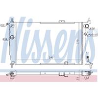 Kühler, Motorkühlung | NISSENS (63252A)