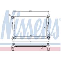 Kühler, Motorkühlung | NISSENS (62028A)