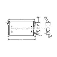 fiat Radiateur