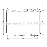 Kühler, Motorkühlung AVA FD2440