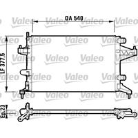 Radiateur Valeo, u.a. für Opel, Vauxhall