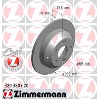 Zimmermann Bremsscheiben 320.3807.20 Scheibenbremsen,Bremsscheibe HYUNDAI,KIA,SANTA FÉ II CM,SANTA FÉ III DM,GRAND SANTA FÉ,SORENTO II XM