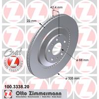 audi Remschijf Coat Z 100333820