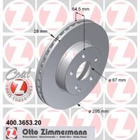 Remschijf Zimmermann, Remschijftype: Binnen geventileerd, u.a. für Mercedes-Benz