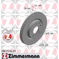 Remschijf COAT Z Zimmermann, Remschijftype: Binnen geventileerd, u.a. für Renault, Nissan