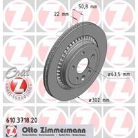 Zimmermann Bremsscheiben 610.3718.20 Scheibenbremsen,Bremsscheibe VOLVO,XC60