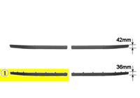 bmw BUMPERLIJST RECHTS BUMPER -9/00 +ChRECHTS Gat.