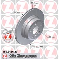 Bremsscheibe Hinterachse Zimmermann 150.3466.20
