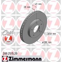 Bremsscheibe 'COAT Z' | Zimmermann (200.2515.20)