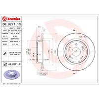 2 remschijven brembo 08.b310.10
