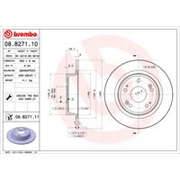 BREMBO Remschijven HONDA 08.B310.10 42510TM8G00,42510TM8G01 Remschijf