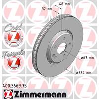 mercedes Remschijf Formula Z rechts 400366975