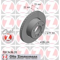 Remschijf COAT Z Zimmermann, Remschijftype: Binnen geventileerd, u.a. für BMW