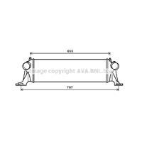 iveco Intercooler, inlaatluchtkoeler IV4132