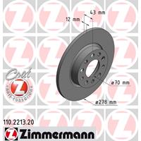 Bremsscheibe 'COAT Z' | Zimmermann (110.2213.20)