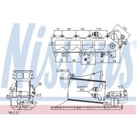 Ladeluftkühler Nissens 96231
