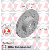 Bremsscheibe 'SPORT COAT Z' | Zimmermann (150.1264.52)