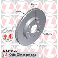 Bremsscheibe 'COAT Z' | Zimmermann (430.1494.20)