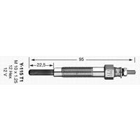 Gloeibougie NGK, Spanning (Volt)12V, u.a. für Mitsubishi, Hyundai