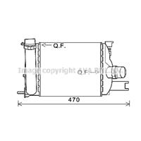 renault Intercooler, inlaatluchtkoeler