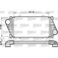 Intercooler, inlaatluchtkoeler Valeo, u.a. für Mercedes-Benz, VW