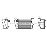 audi Intercooler, inlaatluchtkoeler AI4188