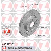Bremsscheibe 'SPORT COAT Z' | Zimmermann (600.3233.52)