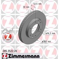 Bremsscheibe Vorderachse Zimmermann 285.3522.20
