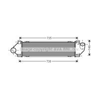 PRASCO Ladeluftkühler FDA4480 Intercooler FORD,MONDEO IV Turnier BA7,S-MAX WA6,GALAXY WA6,MONDEO IV BA7,MONDEO IV Stufenheck BA7