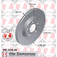 Bremsscheibe 'COAT Z' | Zimmermann (100.3316.20)